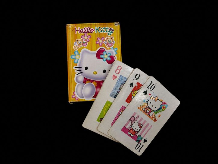 Baraja de cartas Hello Kitty · fotografía de registro