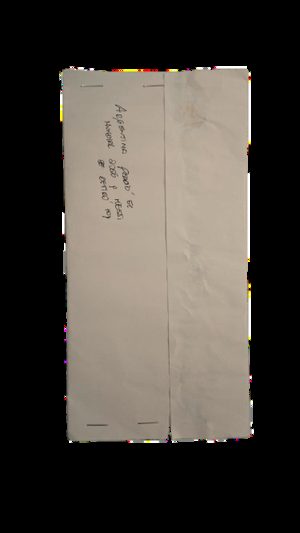 Carta para mi yo del futuro manuscrita · fotografía de registro